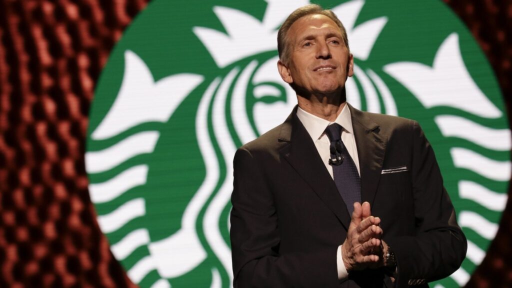 Howard Schultz- Former CEO of Starbucks
