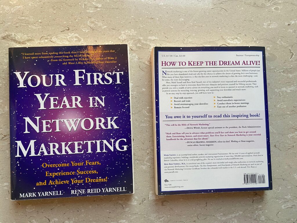 Your First Year in Network Marketing: Overcome Your Fears, Experience Success, and Achieve Your Dreams-books for business mindset